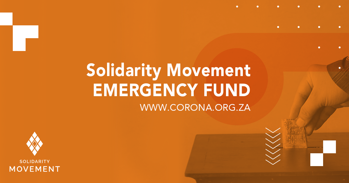 Virseker Trust donates R1 million to the Solidarity Movement’s emergency fund