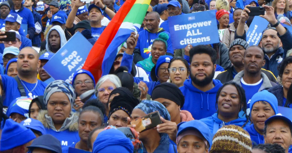 Suid-Afrikaners verkies 'n DA-ANC ooreenkoms